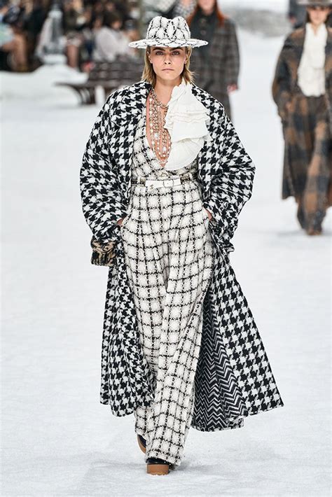 chanel long dress 2019|Chanel fashion week.